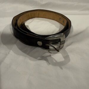 Men's Brown Leather Belt